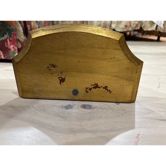 Antique Rococo Made In Italy Vintage Gold Gilt Shell Wall Sconce Ornate - Picture 4 of 8